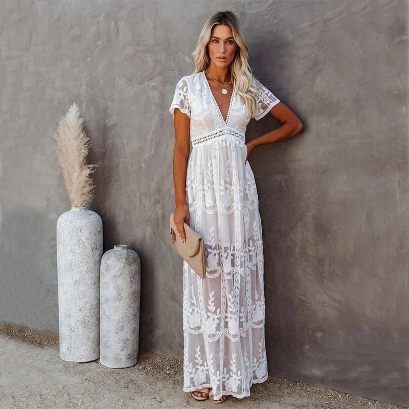 White Boho Dress | Boho Mood